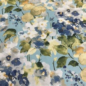 Duralee Fabrics Samples  Pattern Blue /turquoise 100% Cotton  25"×25"